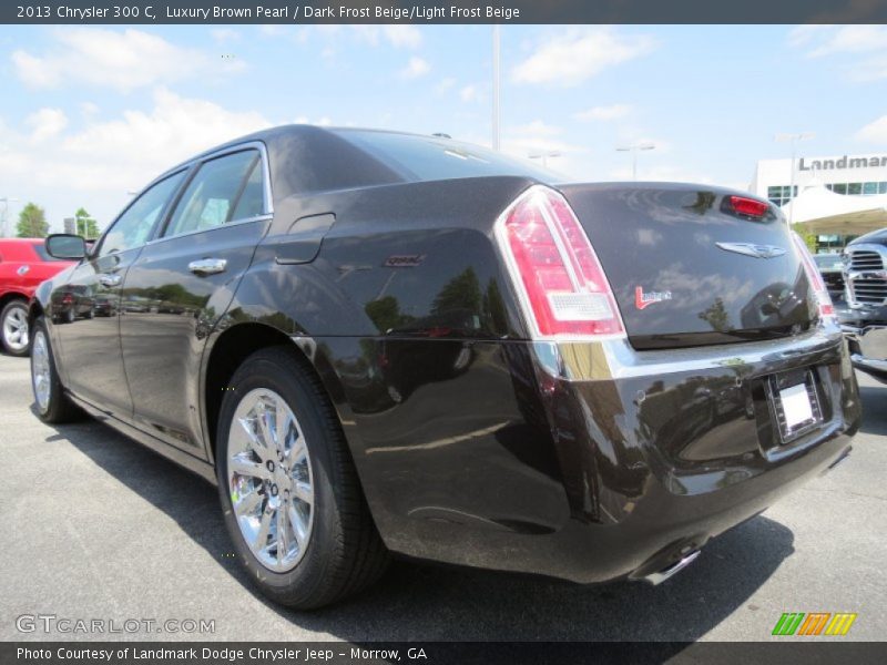 Luxury Brown Pearl / Dark Frost Beige/Light Frost Beige 2013 Chrysler 300 C