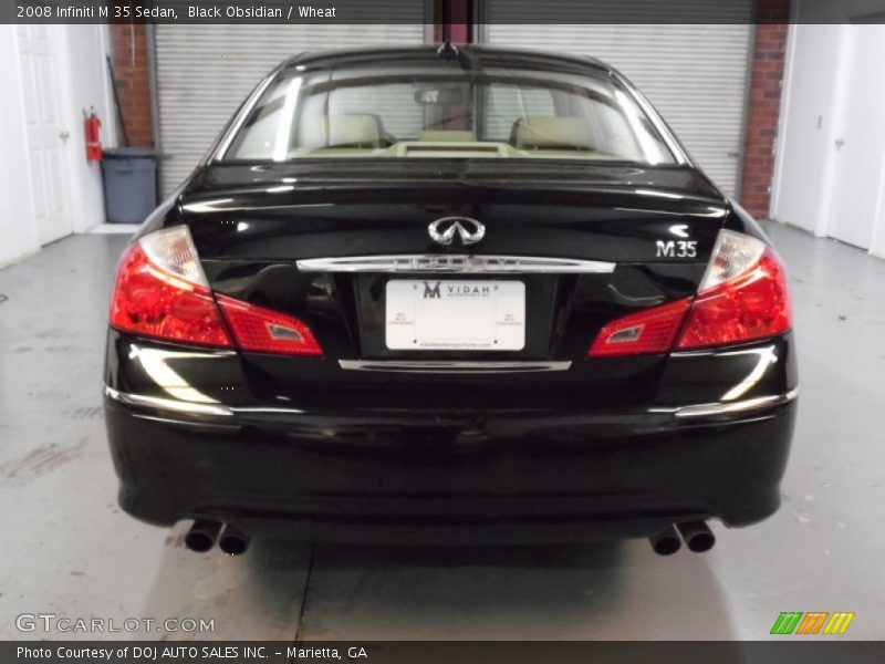 Black Obsidian / Wheat 2008 Infiniti M 35 Sedan
