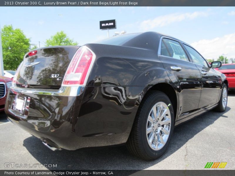 Luxury Brown Pearl / Dark Frost Beige/Light Frost Beige 2013 Chrysler 300 C