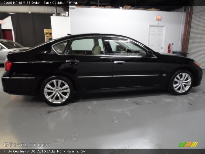 Black Obsidian / Wheat 2008 Infiniti M 35 Sedan