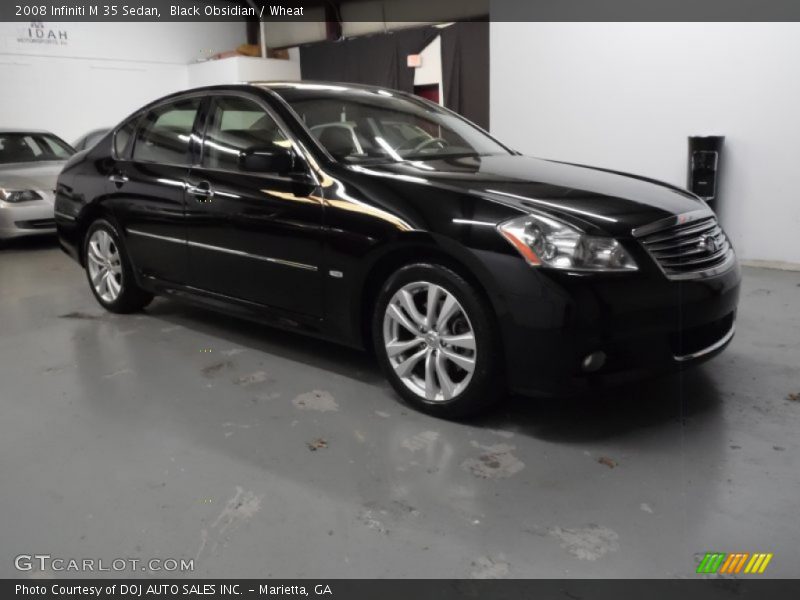 Black Obsidian / Wheat 2008 Infiniti M 35 Sedan