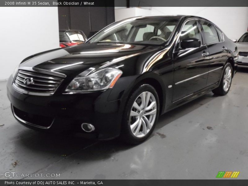 Black Obsidian / Wheat 2008 Infiniti M 35 Sedan