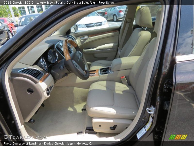 Luxury Brown Pearl / Dark Frost Beige/Light Frost Beige 2013 Chrysler 300 C