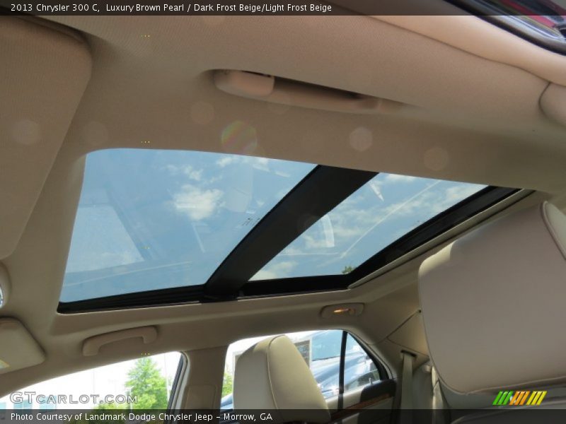 Luxury Brown Pearl / Dark Frost Beige/Light Frost Beige 2013 Chrysler 300 C