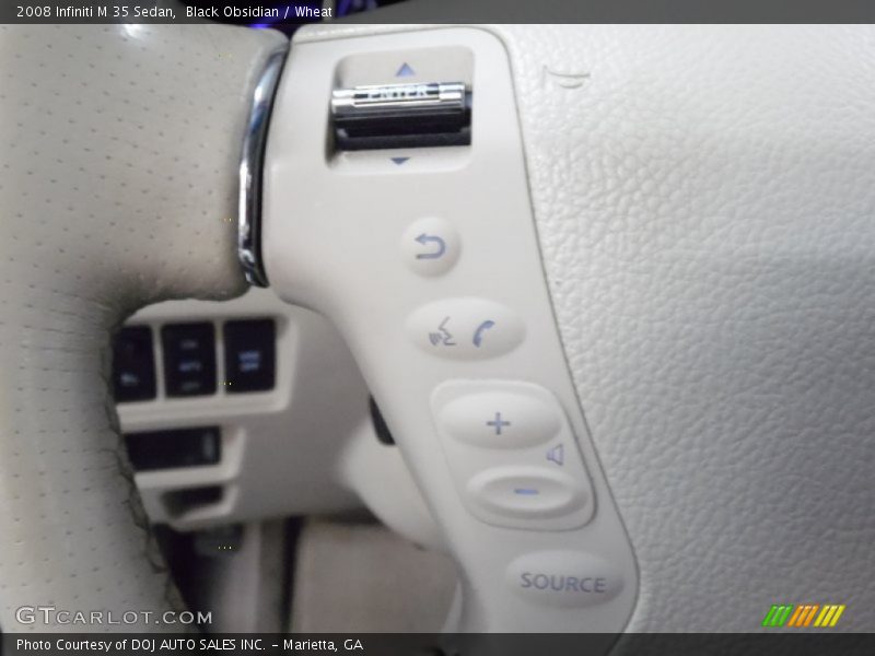 Black Obsidian / Wheat 2008 Infiniti M 35 Sedan