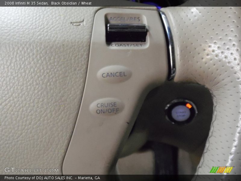 Black Obsidian / Wheat 2008 Infiniti M 35 Sedan
