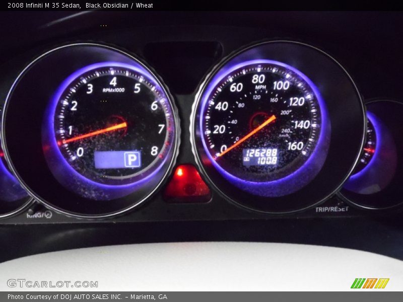 Black Obsidian / Wheat 2008 Infiniti M 35 Sedan