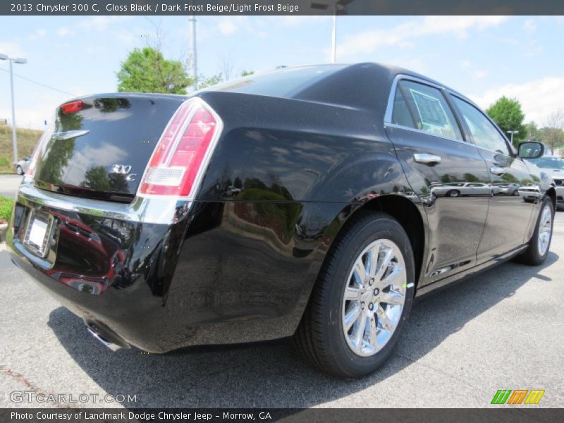 Gloss Black / Dark Frost Beige/Light Frost Beige 2013 Chrysler 300 C