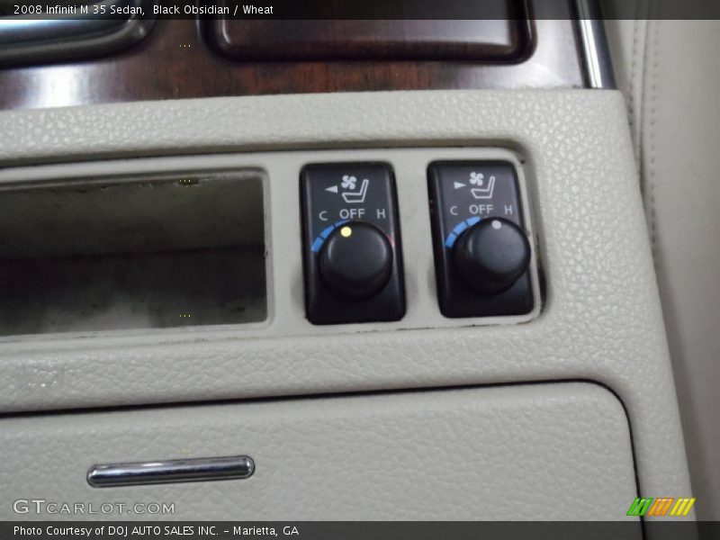 Black Obsidian / Wheat 2008 Infiniti M 35 Sedan
