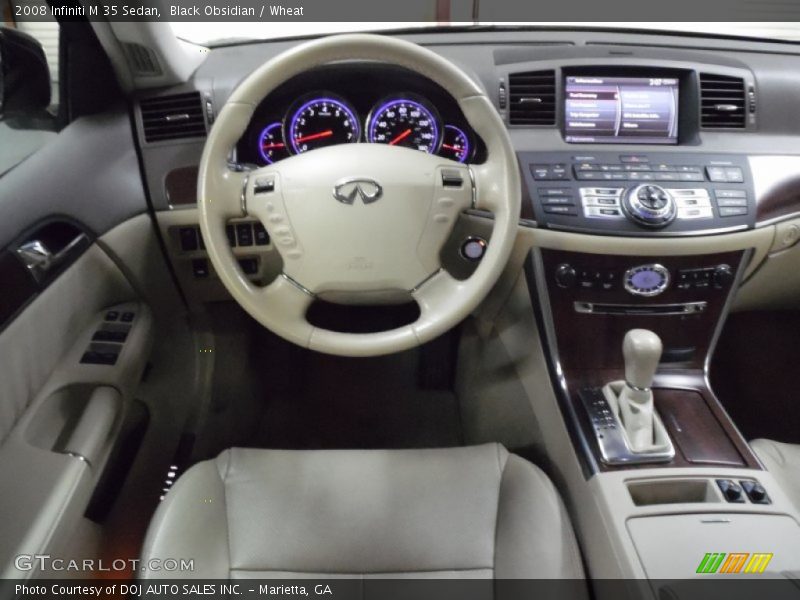 Black Obsidian / Wheat 2008 Infiniti M 35 Sedan