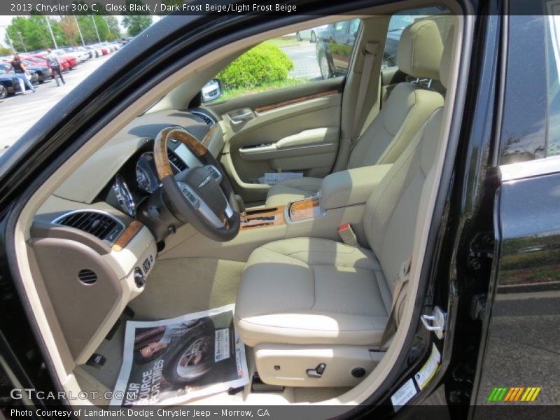 Gloss Black / Dark Frost Beige/Light Frost Beige 2013 Chrysler 300 C