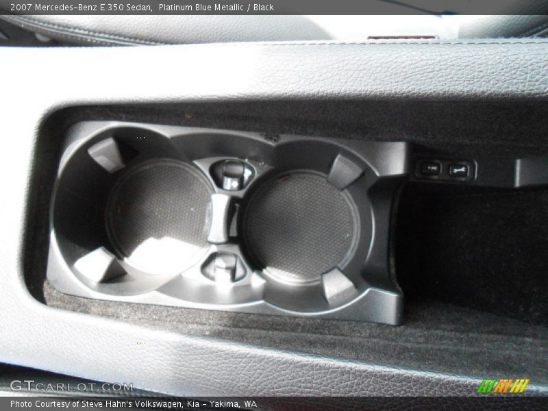 Platinum Blue Metallic / Black 2007 Mercedes-Benz E 350 Sedan