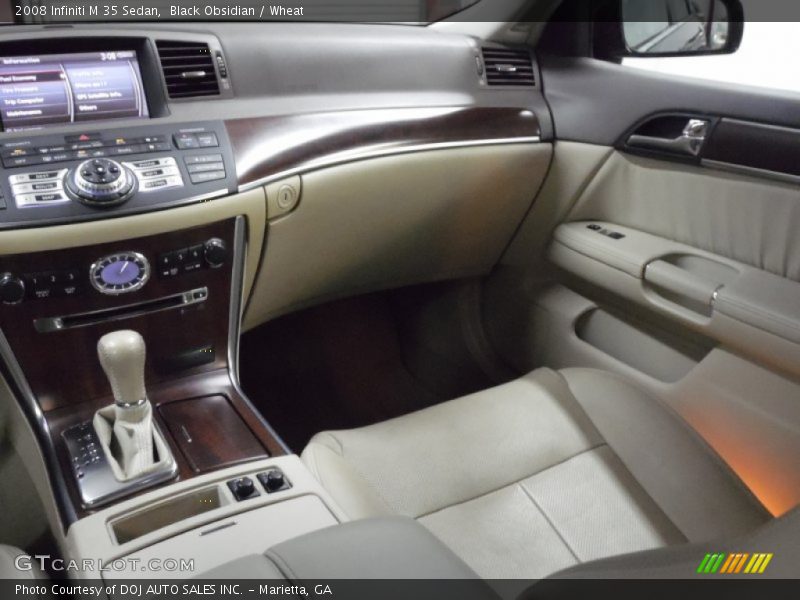 Black Obsidian / Wheat 2008 Infiniti M 35 Sedan