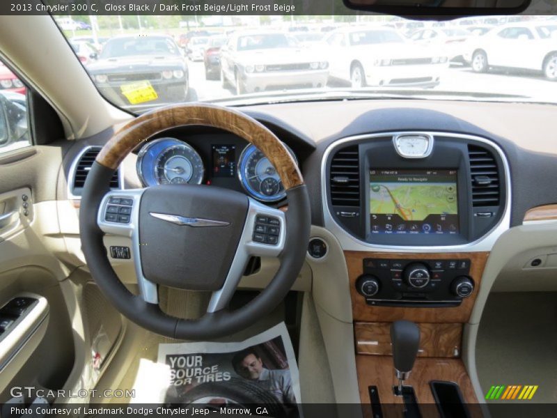 Gloss Black / Dark Frost Beige/Light Frost Beige 2013 Chrysler 300 C