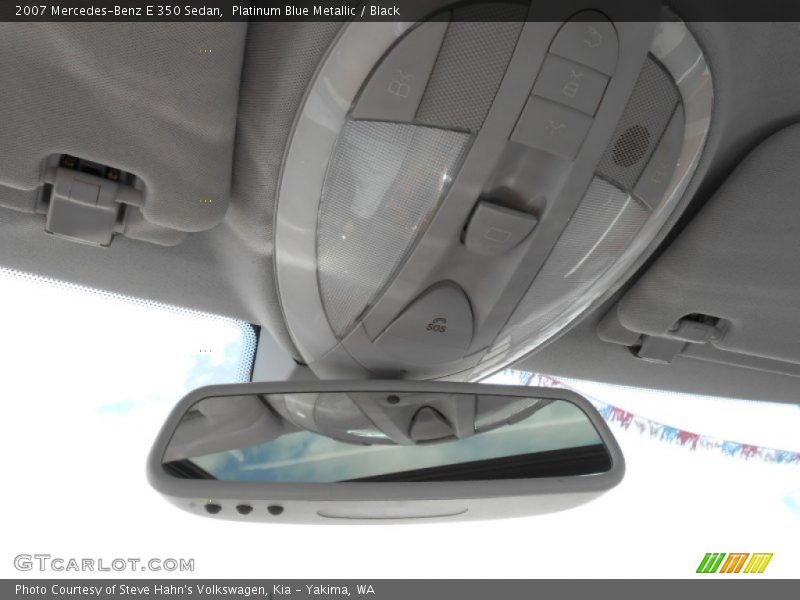 Platinum Blue Metallic / Black 2007 Mercedes-Benz E 350 Sedan