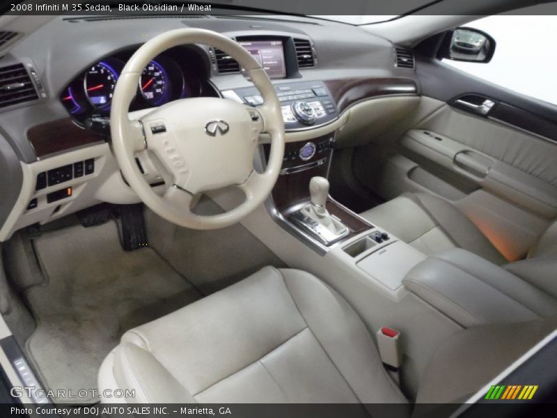 Black Obsidian / Wheat 2008 Infiniti M 35 Sedan