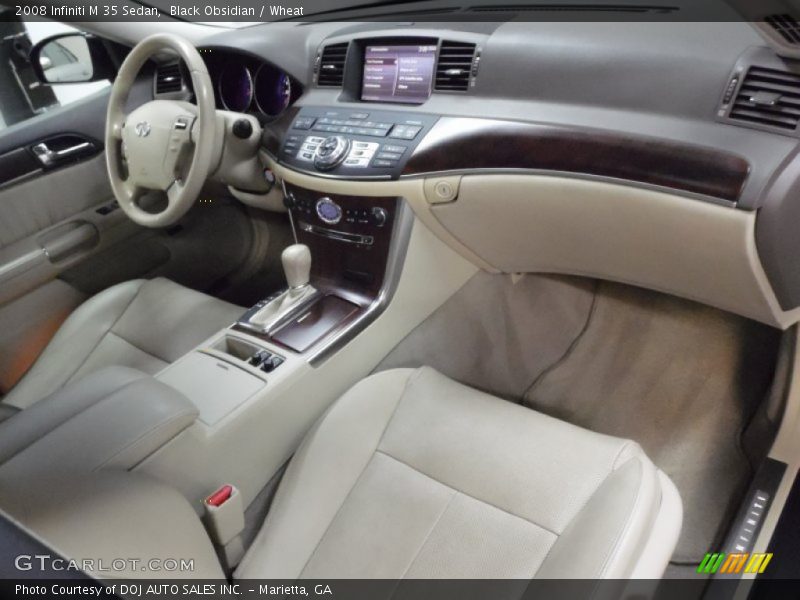Black Obsidian / Wheat 2008 Infiniti M 35 Sedan