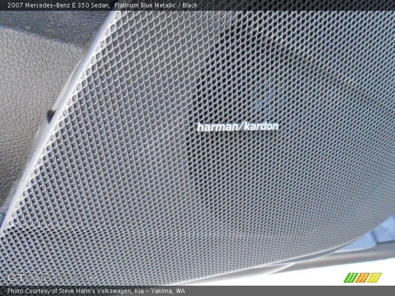 Platinum Blue Metallic / Black 2007 Mercedes-Benz E 350 Sedan