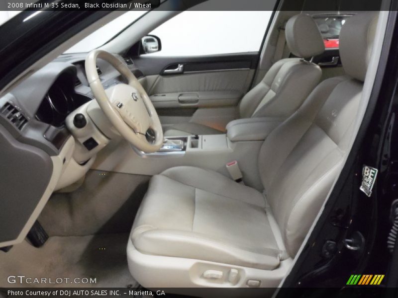 Black Obsidian / Wheat 2008 Infiniti M 35 Sedan