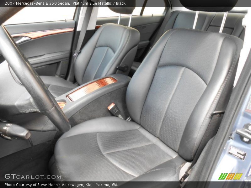 Front Seat of 2007 E 350 Sedan