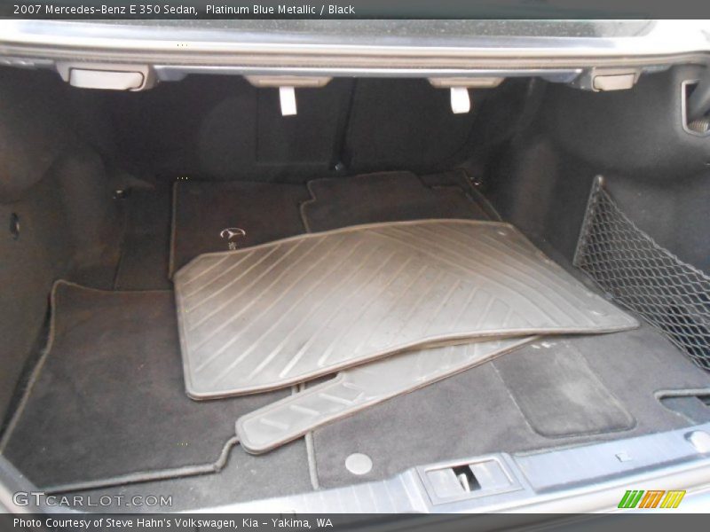 Platinum Blue Metallic / Black 2007 Mercedes-Benz E 350 Sedan