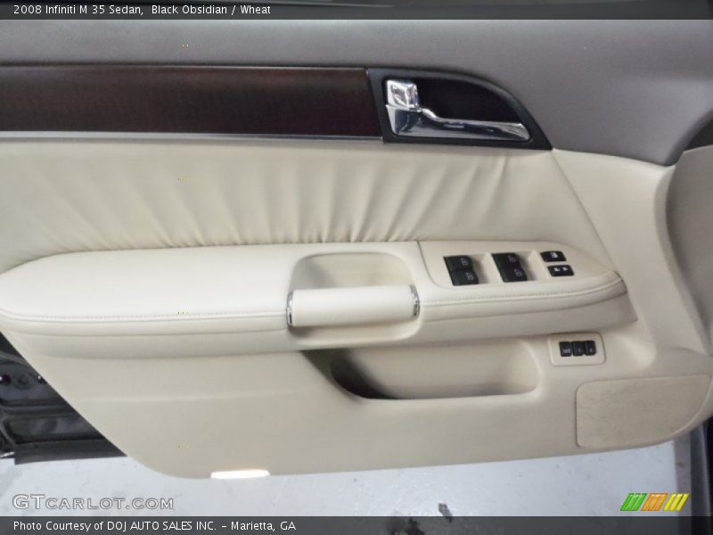 Black Obsidian / Wheat 2008 Infiniti M 35 Sedan