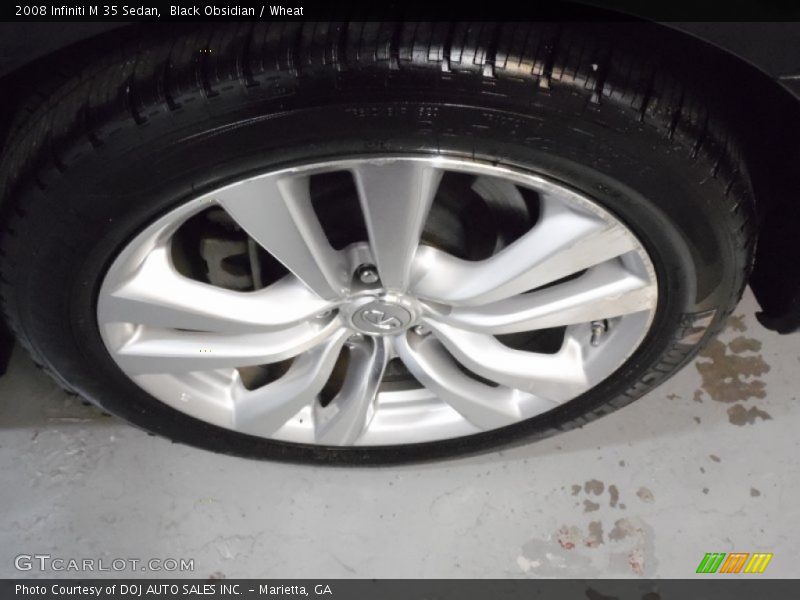 Black Obsidian / Wheat 2008 Infiniti M 35 Sedan