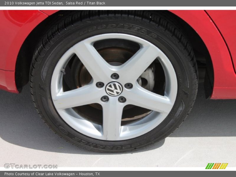 Salsa Red / Titan Black 2010 Volkswagen Jetta TDI Sedan