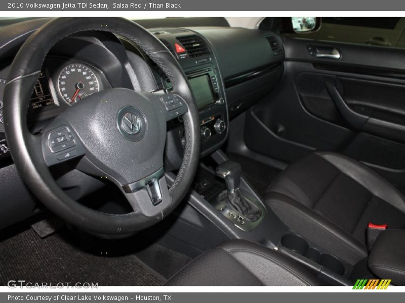 Salsa Red / Titan Black 2010 Volkswagen Jetta TDI Sedan