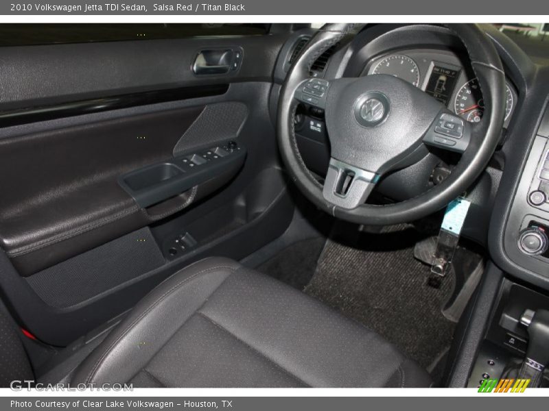 Salsa Red / Titan Black 2010 Volkswagen Jetta TDI Sedan