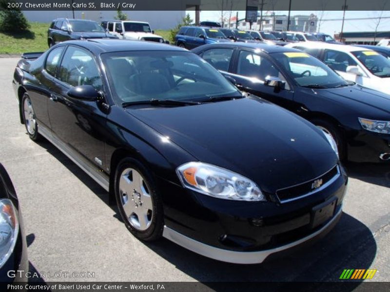 Black / Gray 2007 Chevrolet Monte Carlo SS