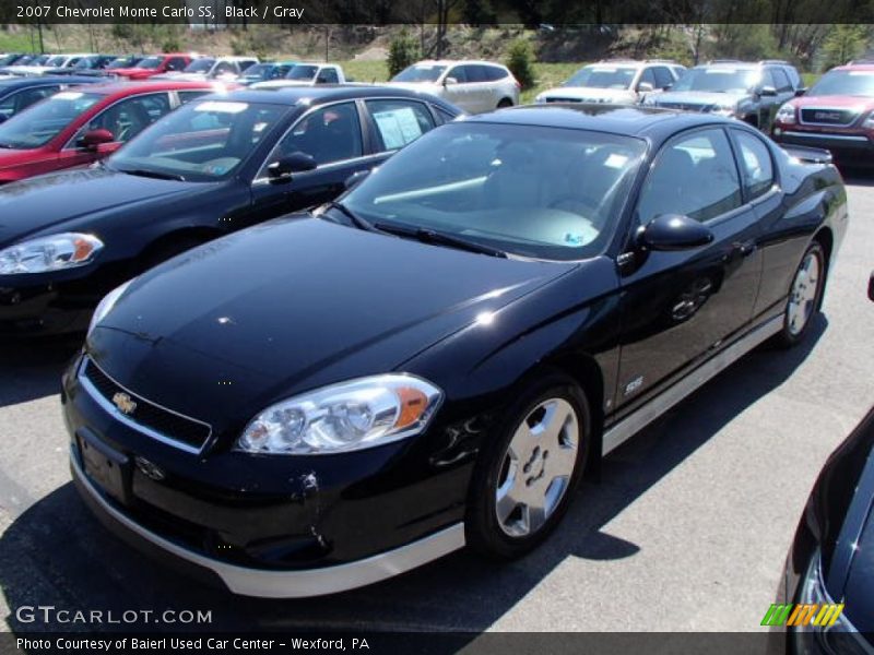 Black / Gray 2007 Chevrolet Monte Carlo SS