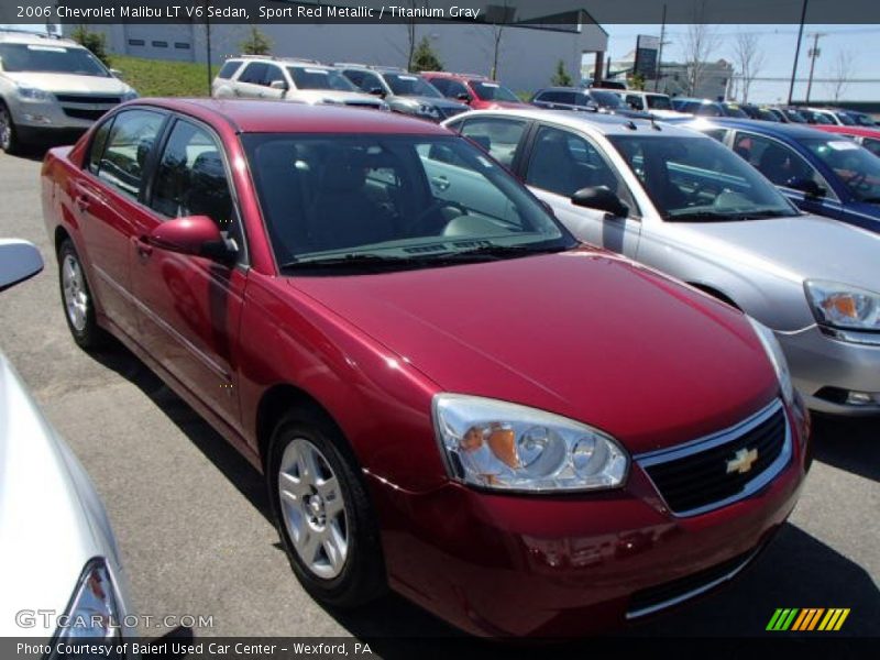 Front 3/4 View of 2006 Malibu LT V6 Sedan