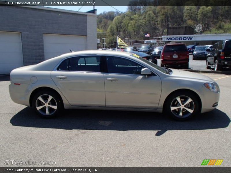 Gold Mist Metallic / Ebony 2011 Chevrolet Malibu LT