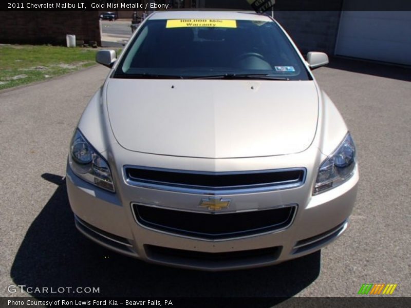 Gold Mist Metallic / Ebony 2011 Chevrolet Malibu LT