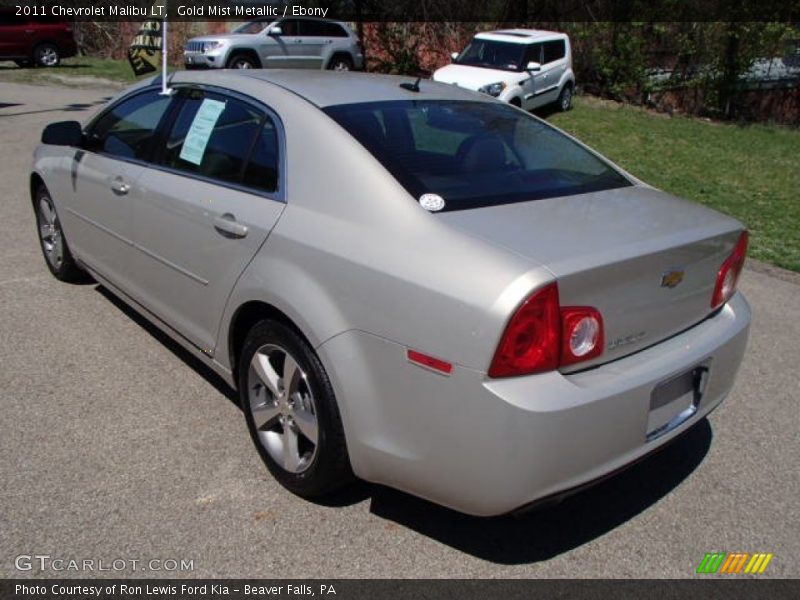 Gold Mist Metallic / Ebony 2011 Chevrolet Malibu LT