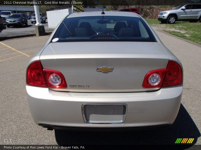 Gold Mist Metallic / Ebony 2011 Chevrolet Malibu LT