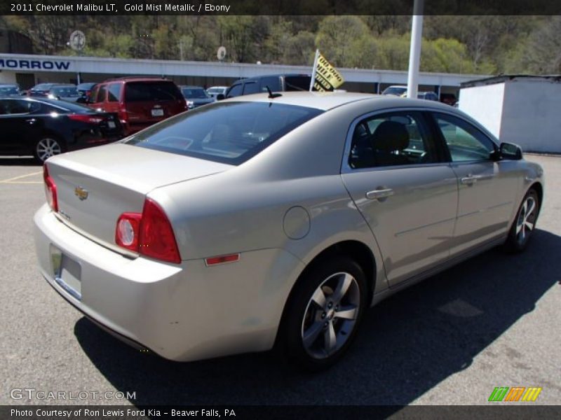 Gold Mist Metallic / Ebony 2011 Chevrolet Malibu LT
