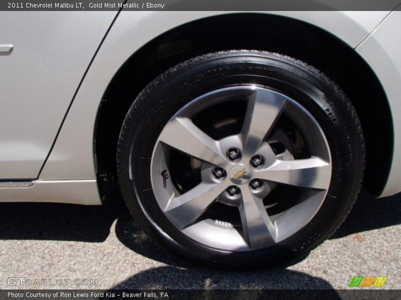 Gold Mist Metallic / Ebony 2011 Chevrolet Malibu LT