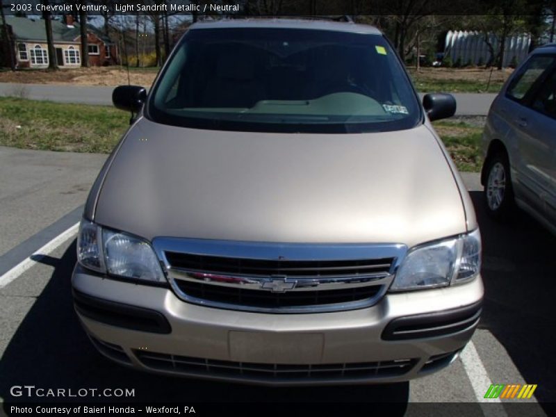 Light Sandrift Metallic / Neutral 2003 Chevrolet Venture