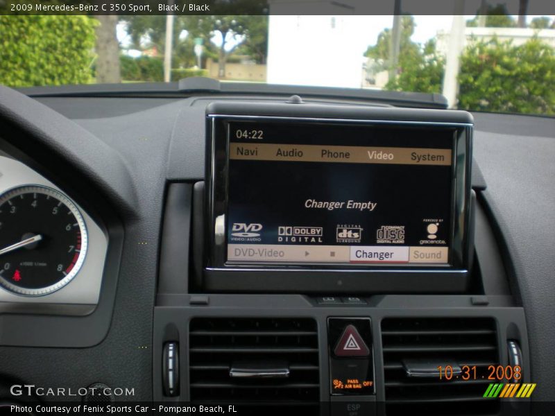 Black / Black 2009 Mercedes-Benz C 350 Sport