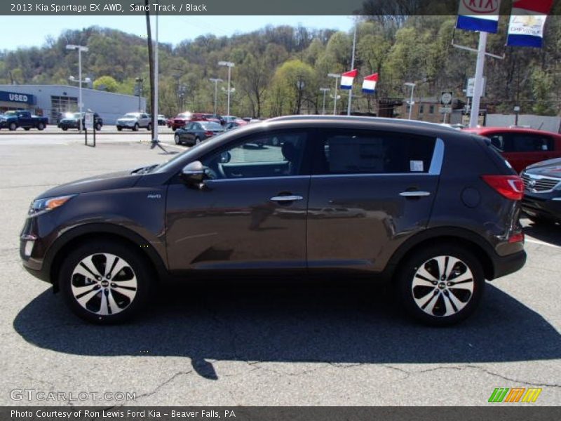 Sand Track / Black 2013 Kia Sportage EX AWD