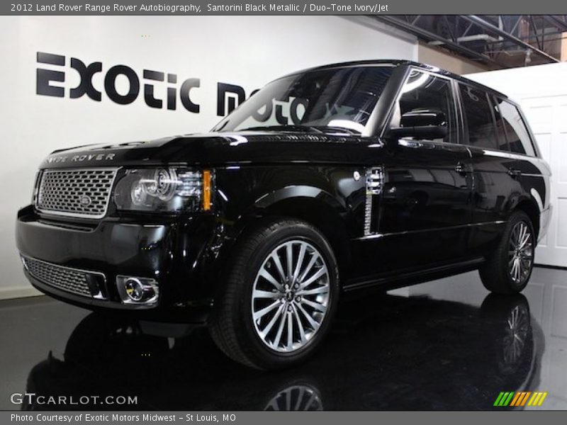 Santorini Black Metallic / Duo-Tone Ivory/Jet 2012 Land Rover Range Rover Autobiography
