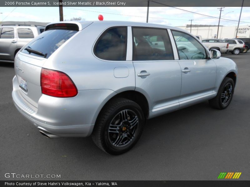 Iceland Silver Metallic / Black/Steel Grey 2006 Porsche Cayenne S
