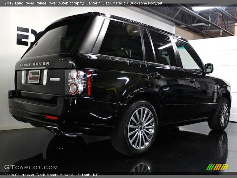 Santorini Black Metallic / Duo-Tone Ivory/Jet 2012 Land Rover Range Rover Autobiography