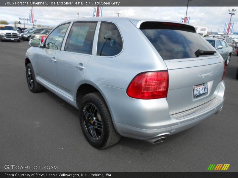 Iceland Silver Metallic / Black/Steel Grey 2006 Porsche Cayenne S