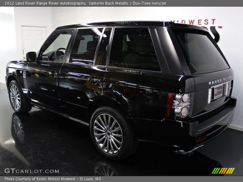 Santorini Black Metallic / Duo-Tone Ivory/Jet 2012 Land Rover Range Rover Autobiography