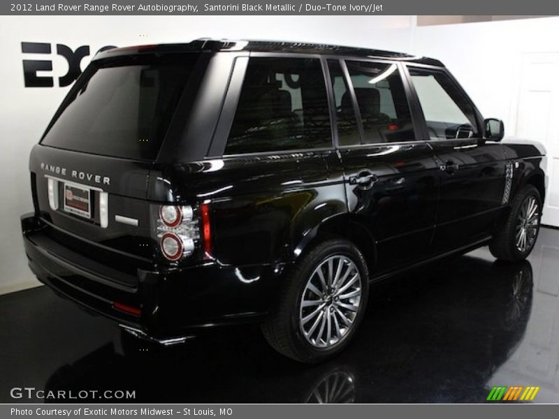 Santorini Black Metallic / Duo-Tone Ivory/Jet 2012 Land Rover Range Rover Autobiography