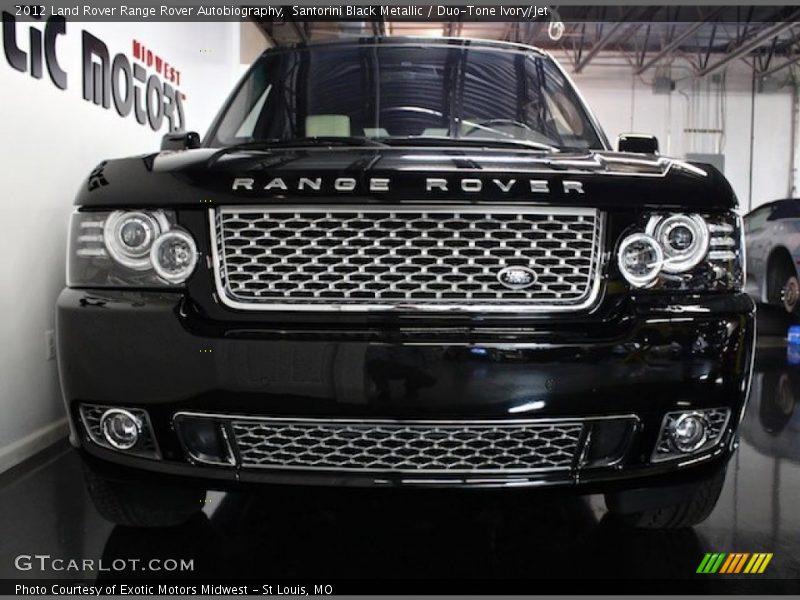 Santorini Black Metallic / Duo-Tone Ivory/Jet 2012 Land Rover Range Rover Autobiography