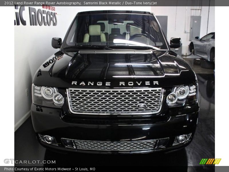 Santorini Black Metallic / Duo-Tone Ivory/Jet 2012 Land Rover Range Rover Autobiography